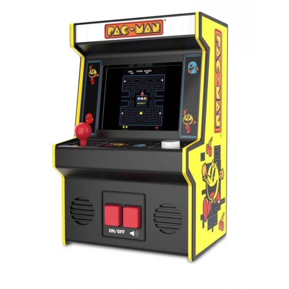 Pac-Man Arcade Classics Handheld Electronic Game Full Color Screen Retro Mini